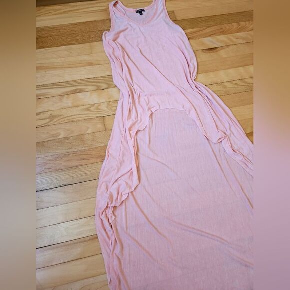 Express Pink Lightweight High Low Dress - Picture 4 of 8